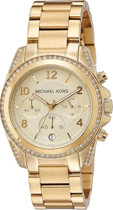 Amazon.com: Womens Michael Kors Gold Watch